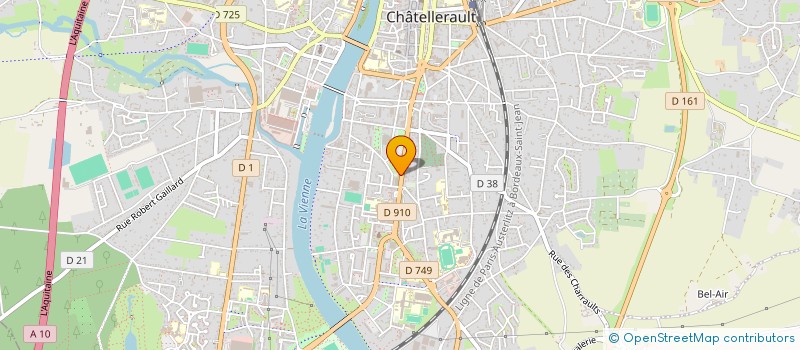 localisation de l'entreprise ASS COLLECTIF MOBILIER  CHATELLERAULT