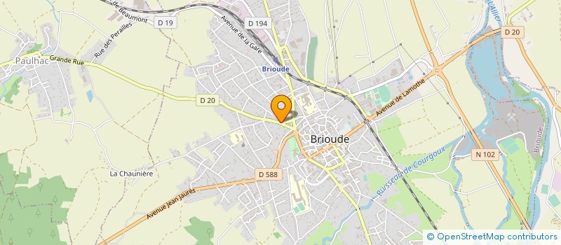 localisation de l'entreprise ASS COLLECTIF MUSICAL BRIVADOIS à BRIOUDE