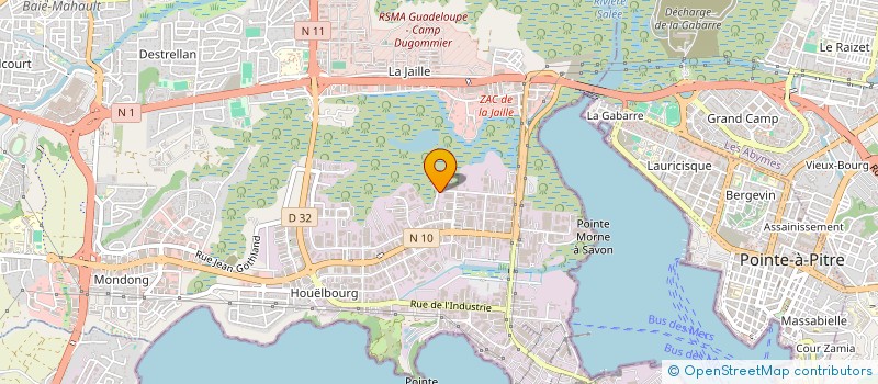 localisation de l'entreprise ASS COLLECTIF VIGILANCE CITOYENNE  BAIE-MAHAULT