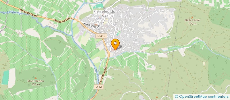 localisation de l'entreprise ASS COLLECTIONNEURS POUR LA SAUVEGARDE DU PATRIMOINE DE LA MARECHAUSSEE A LA GENDARMERIE  PIERREFEU-DU-VAR