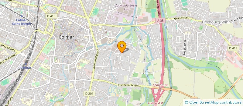 localisation de l'entreprise ASS COLMAR SKATING CREW  COLMAR