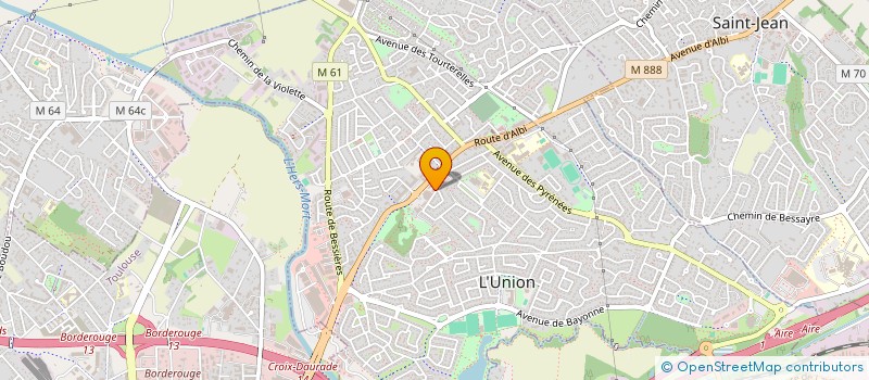 localisation de l'entreprise ASS COLOCATAIRES SAINT CAPRAIS à L'UNION