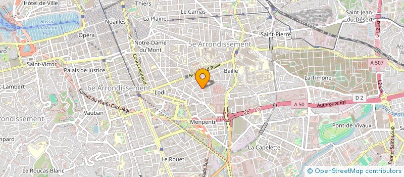 localisation de l'entreprise ASS COLOMBE RECORD à MARSEILLE
