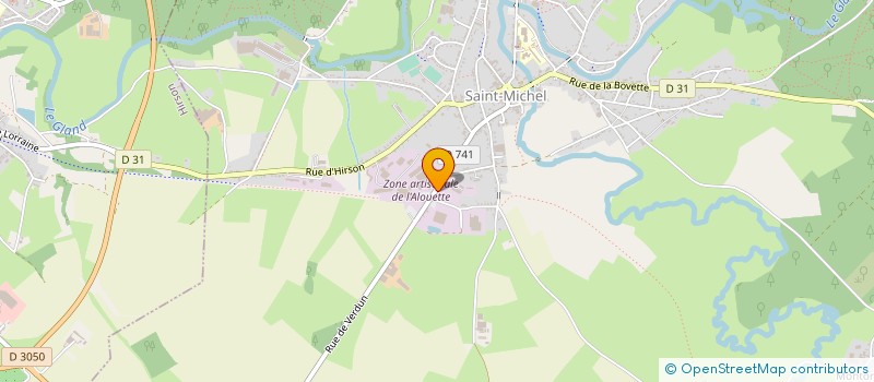 localisation de l'entreprise ASS COLOMBOPHILE LA FRATERNELLE à SAINT-MICHEL
