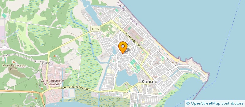 localisation de l'entreprise ASS COM.COM à KOUROU