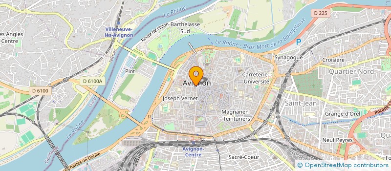 localisation de l'entreprise ASS COM DES OEUVRES SOCIALES PERS MAIRIE à AVIGNON