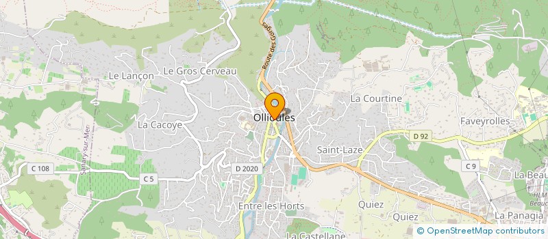 localisation de l'entreprise ASS COM INTERET LOCAL DU GRD PLAN à OLLIOULES