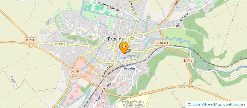 localisation de l'entreprise ASS COMBATTANT PRISONNIER DE GUERRE à PROVINS