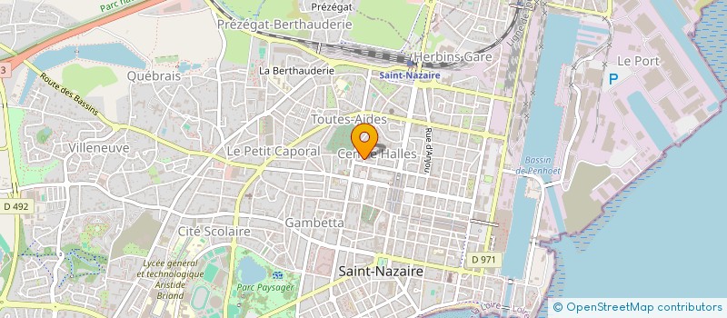 localisation de l'entreprise ASS COMBATTANT PRISONNIER GUERRE 39-45 à SAINT-NAZAIRE