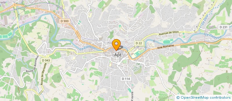 localisation de l'entreprise ASS COMETE F M à APT