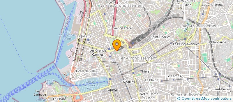 localisation de l'entreprise ASS COMI PETITE ENFANCE BELSUNCE PTE AIX à MARSEILLE