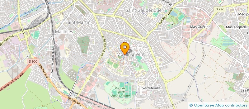 localisation de l'entreprise ASS.COMITE ACTION SOC. UNIVERSITE PERP. à PERPIGNAN