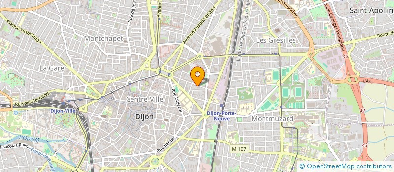 localisation de l'entreprise ASS COMITE ACTION SOCIALE CREDIT MUNICIP à DIJON