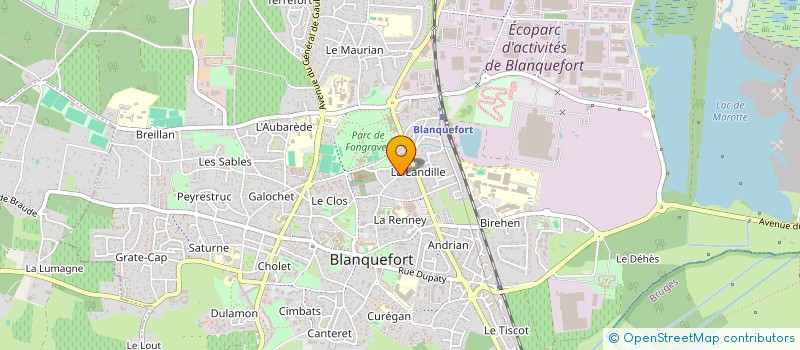localisation de l'entreprise ASS COMITE AIDE SOUTIEN à BLANQUEFORT