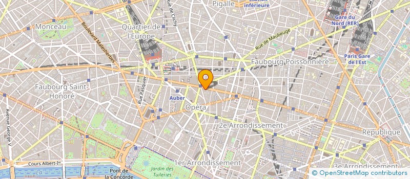 localisation de l'entreprise ASS COMITE CENTRAL ENT BFCE  PARIS