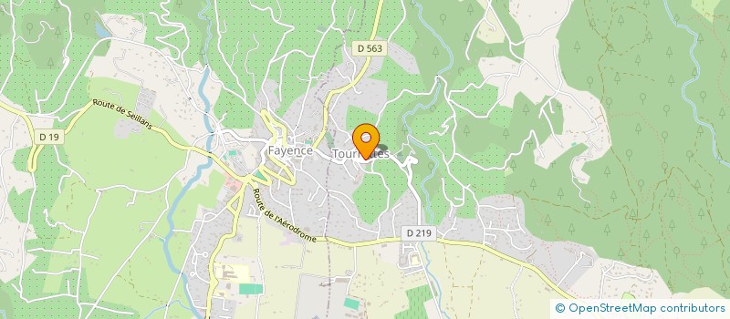 localisation de l'entreprise ASS COMITE D'ANIMATION DE TOURRETTES  TOURRETTES