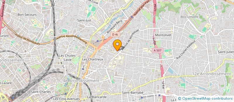 localisation de l'entreprise ASS COMITE D'ENTREPRISE à MARSEILLE 12EME