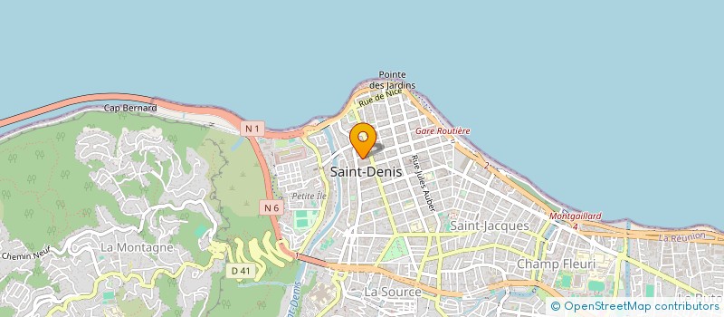 localisation de l'entreprise ASS COMITE D'ETABLISSEMENT IEDOM-AFD à SAINT-DENIS