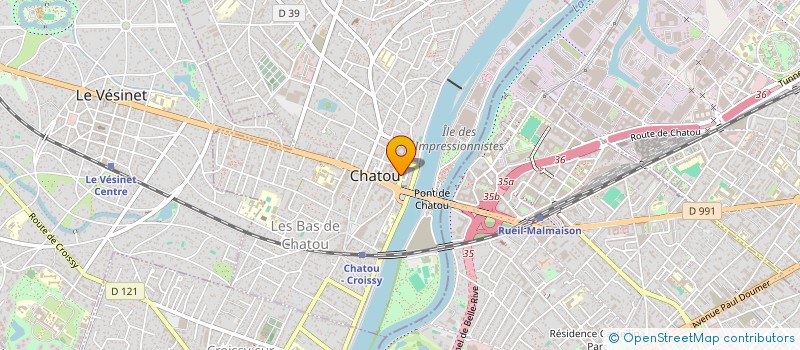 localisation de l'entreprise ASS  COMITE D'ETS SUPERMARCHE CASINO  CHATOU