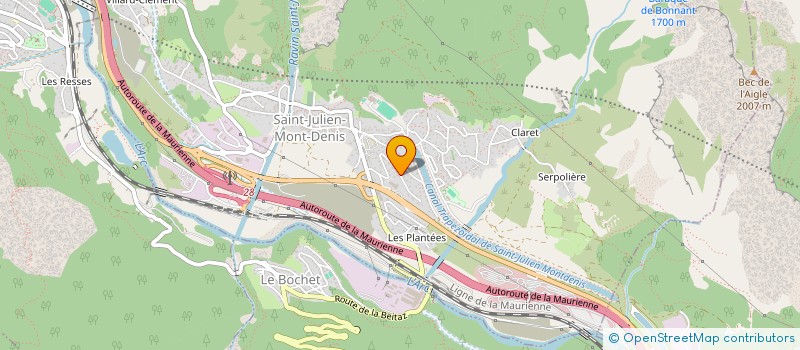 localisation de l'entreprise ASS  COMITE DE DEFENSE DES RIVERAINS à SAINT-JULIEN-MONT-DENIS