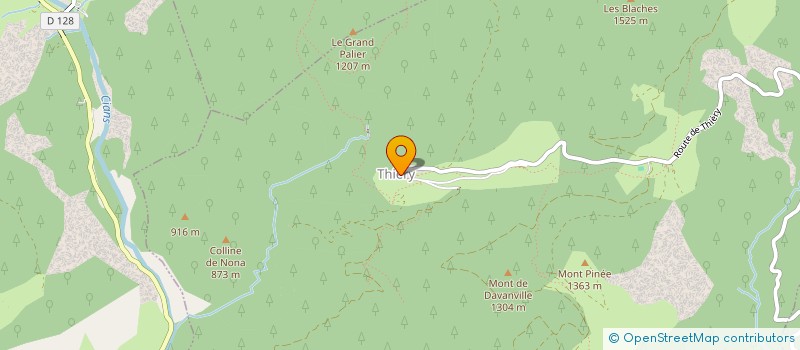 localisation de l'entreprise ASS COMITE DE JEUNES POUR FETES VILLARS  VILLARS-SUR-VAR