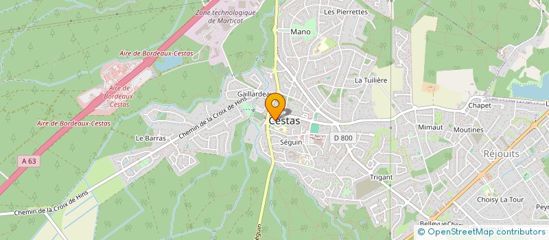 localisation de l'entreprise ASS COMITE DE JUMELAGE CESTAS REINHEIN à CESTAS