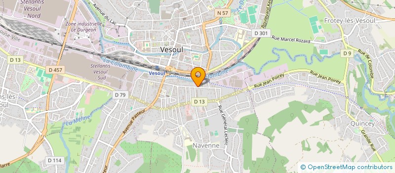 localisation de l'entreprise ASS COMITE DEPARTEMENTAL DE CYCLISME à VESOUL