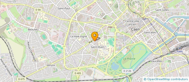 localisation de l'entreprise ASS COMITE DEPARTEMENTAL UFCV à CAEN