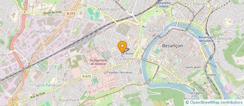 localisation de l'entreprise ASS COMITE DEPTAL D'EDUCATION POUR SANT à BESANCON