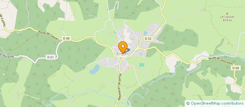 localisation de l'entreprise ASS  COMITE DES FETES DE BRASSAC  BRASSAC