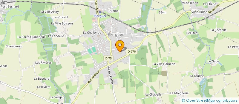 localisation de l'entreprise ASS COMITE DES FETES DE PLERGUER  PLERGUER