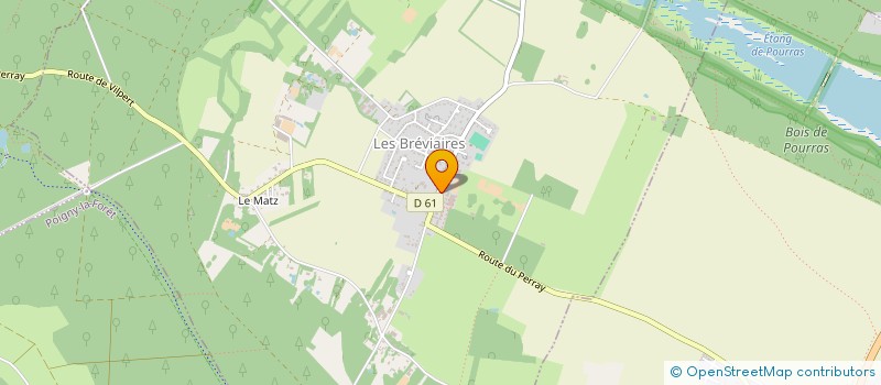 localisation de l'entreprise ASS COMITE DES FETES DES BREVIAIRES  LES BREVIAIRES