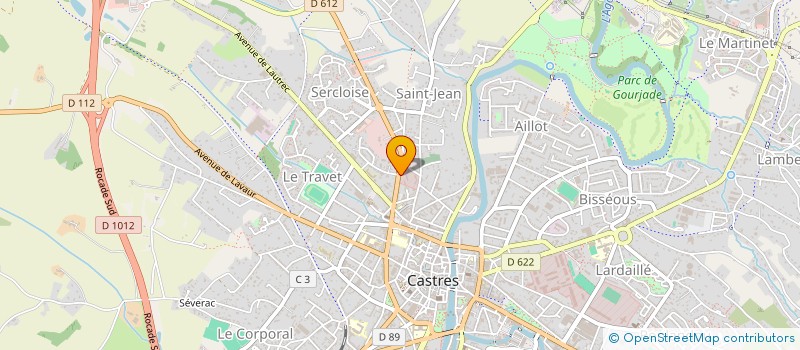 localisation de l'entreprise ASS COMITE DES FETES GENDARMERIE à CASTRES