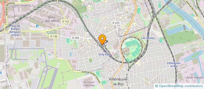 localisation de l'entreprise ASS COMITE DES OEUVRES SOCIALES MAIRIE à ORLY