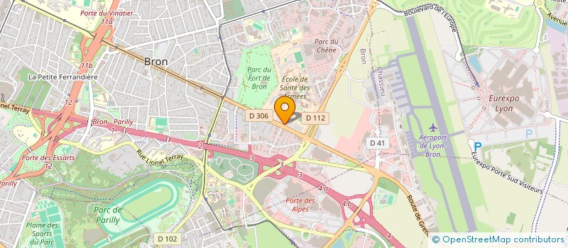 localisation de l'entreprise ASS COMITE DU BAL DE L'ECOLE DU S.S.A. à BRON