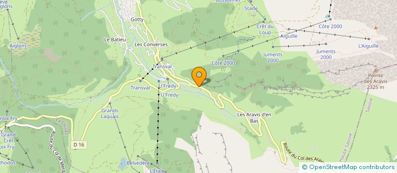 localisation de l'entreprise ASS COMITE ENTR ETS LES DIACONNESSES à LA CLUSAZ