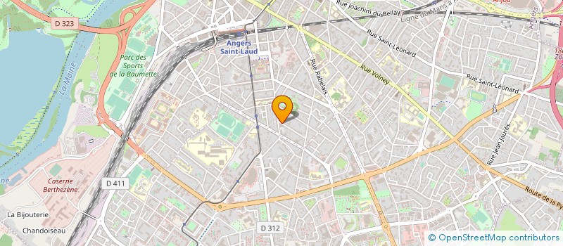 localisation de l'entreprise ASS COMITE ENTRAIDE AUX REFUGIES à ANGERS