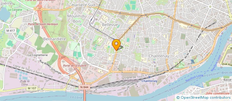 localisation de l'entreprise ASS COMITE ENTREPRISE DE NANTES & REGION à NANTES