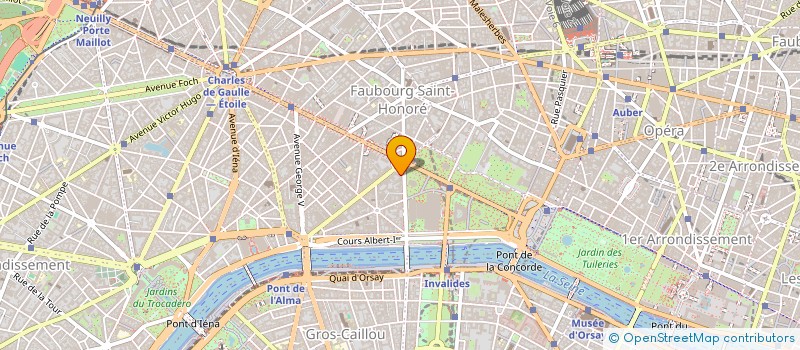 localisation de l'entreprise ASS  COMITE ETABLISSEMENT JAPAN AIR LINE  PARIS