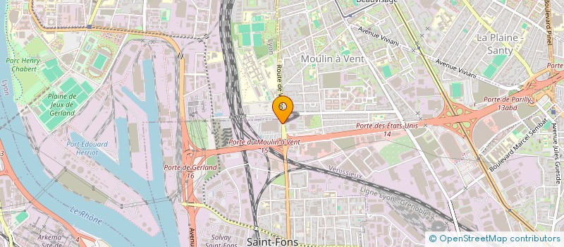 localisation de l'entreprise ASS  COMITE ETABLISSEMENT RENAULT  VENISSIEUX