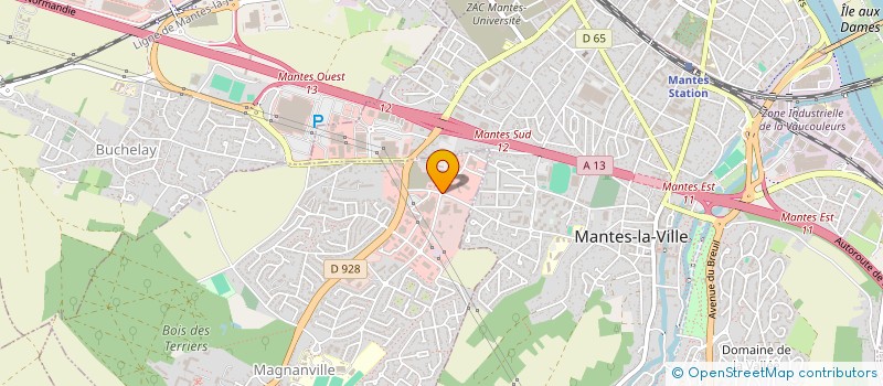 localisation de l'entreprise ASS COMITE EXPANSION ECONOMIQUE MANTOIS à MAGNANVILLE