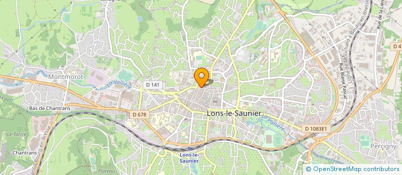 localisation de l'entreprise ASS COMITE LOCAL POUR L EMPLOI à LONS-LE-SAUNIER
