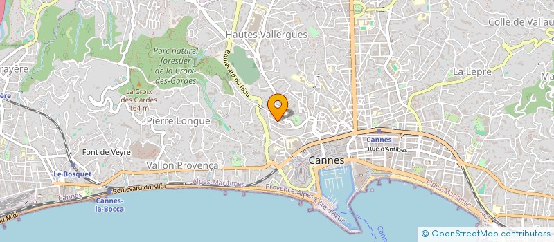 localisation de l'entreprise ASS COMITE NATIONAL MISS FRANCE ELEGANCE à CANNES