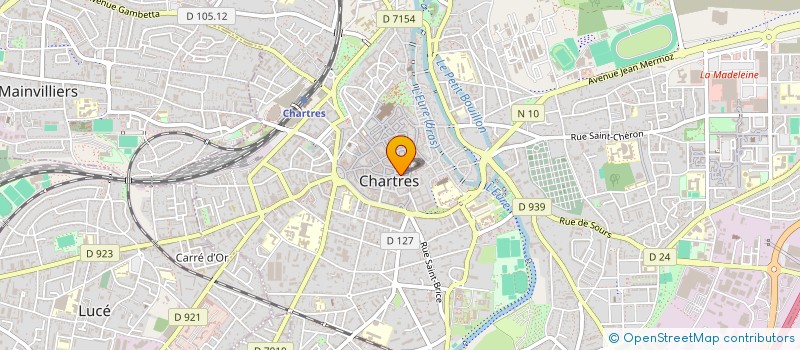 localisation de l'entreprise ASS COMITE OEUVRES SOC PERSONNEL MUNICI à CHARTRES