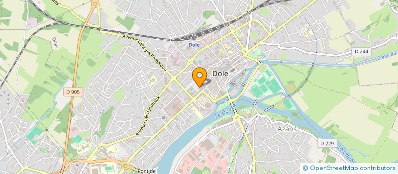 localisation de l'entreprise ASS COMITE PERMANENT DES FETES à DOLE
