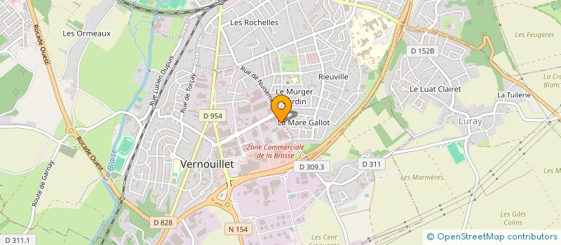 localisation de l'entreprise ASS COMITE REGIONAL DEVELOPPEMENT AGRI à VERNOUILLET