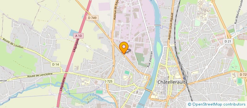 localisation de l'entreprise ASS COMITE SECOURS POPULAIRE CHATELLERA à CHATELLERAULT