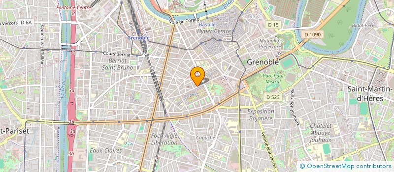 localisation de l'entreprise ASS COMITE SOUTIEN REFUGIES ALGERIENS à GRENOBLE