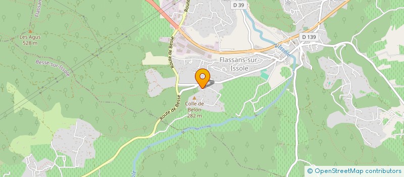 localisation de l'entreprise ASS  COMITE THOR CELEB BICENT REVOLUTION  LE THORONET