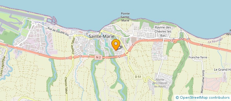 localisation de l'entreprise ASS COMM ARTIS PROF LIBER STE MARIE à SAINTE-MARIE